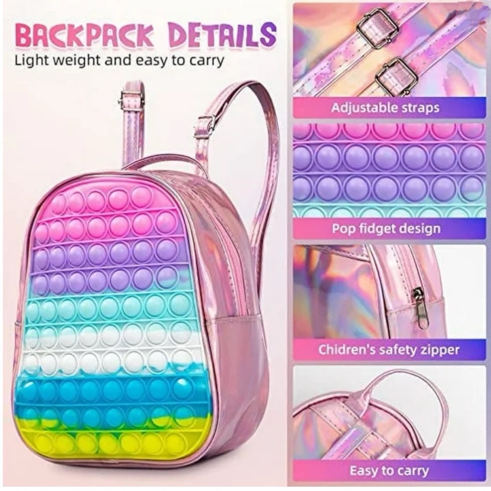 POP IT Backpack in Multi-Colored - Picture 13 of 13